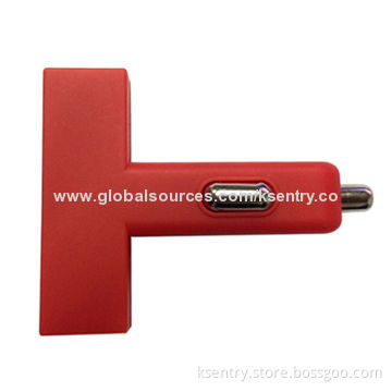 T Shape Dual USB Car Charger with 3.1A output